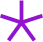 A purple five-pointed star.