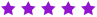 Five purple stars, representing a 5-star rating.